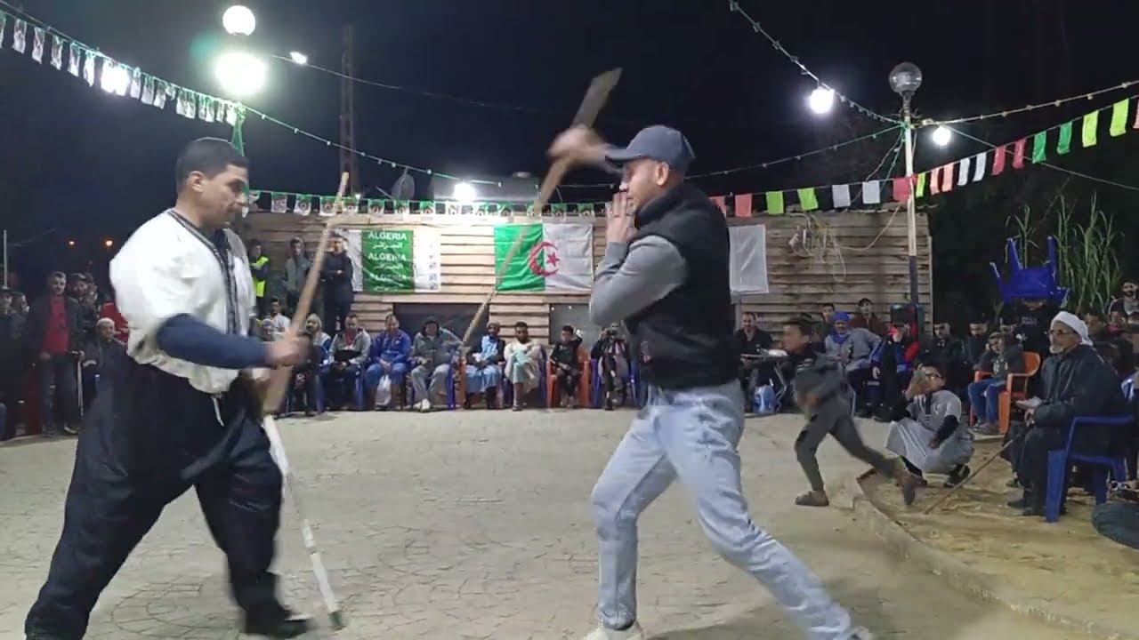 شيخ علي استاذ في رياضة العصا  مطرق  استمتع وخلينا رايك