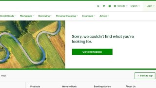 TD Canada Trust  login Sorry, We Couldn't Find What You're Looking For | error Code 404 Problem Fix