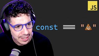 Detalles Don't use const! How NOT to give a talk about JavaScript Actualización