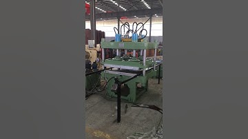 1000*1000mm rubber floor tiles making press/Rubber floor brick vulcanizing press in Russia