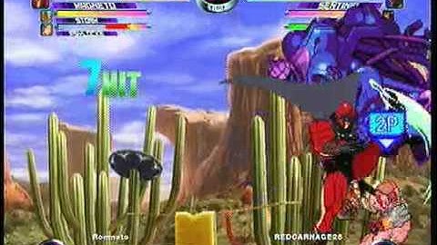 MvC2 Online (360): Brett (MSP) vs Red Carnage (Sent/Gam/Cap) 8 .:4.28.10:.