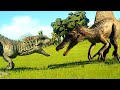 ROLOU MUITAS BATALHAS NESSE PARQUE DESCONTROLADO!! - JURASSIC WORLD EVOLUTION 2 - (BATTLE)