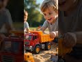 This Toy Excavator Works Just Like the Real One! 😱 #Shorts