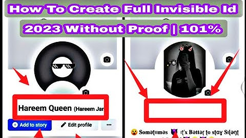 2023 | How To Create Full Invisible Facebook Id | Without Any Proof |101% Working Trick | Just Now