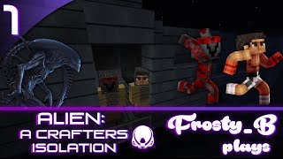 Minecraft - Alien: A Crafter's Isolation Ep.1 "Lockers Are Not Good Hiding Spots!"