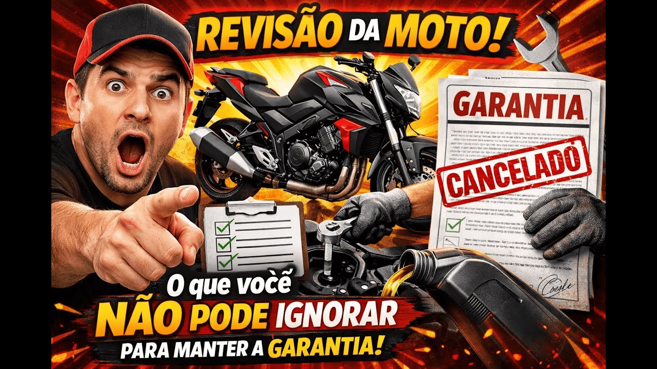 REVISÃO da moto: O que você NÃO PODE ignorar para manter a GARANTIA