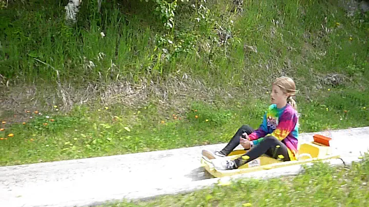 June 20, 2020; Annette on the Alpine Slide