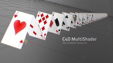 Cinema4D Tutorial: Mograph MultiShader for Random Textures