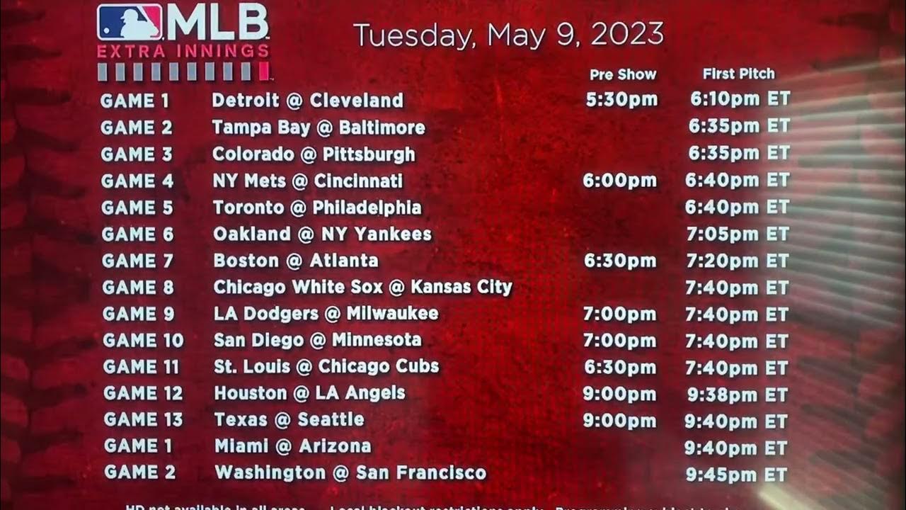 MLB Extra Innings music May 9 2023!!!!!!!! YouTube
