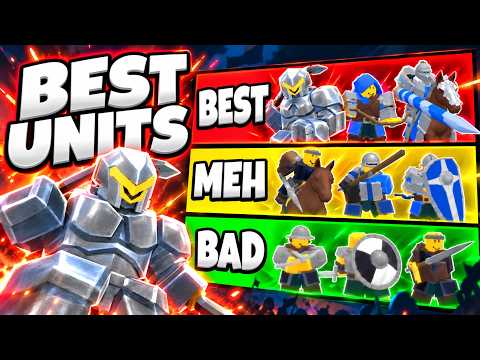 *NEW* COMMAND AN ARMY BEST UNITS TIERLIST! ROBLOX