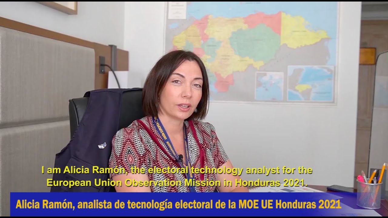 Honduras 2021 EU EOM - Meet Alicia Ramón, Election Technology Analyst.