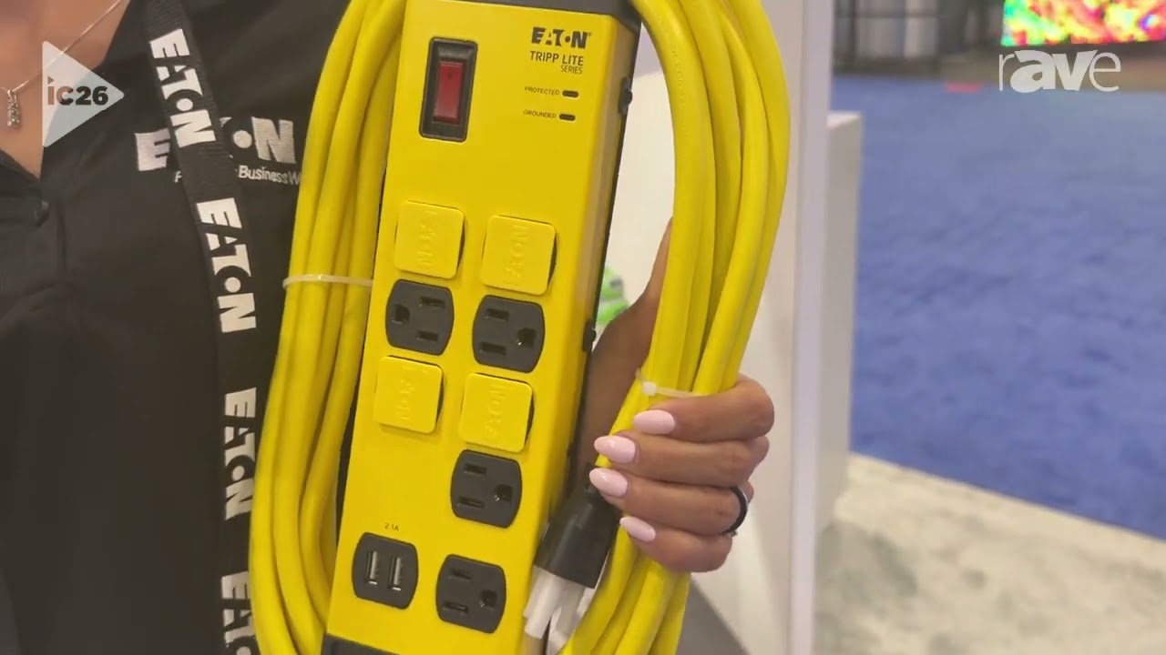 InfoComm 2026: Eaton Presents TLM825USB Safety Surge Protector