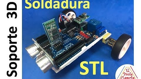 ✅  Soldar la extensión del Arduprofe UNO R3 y Soporte 3D para Carro (Video 2)