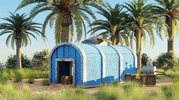 Make a 3D Realistic Boom Beach Armory in Blender Tutorial