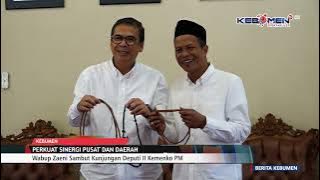 Wabup Zaeni Sambut Kunjungan Deputi II Kemenko PM