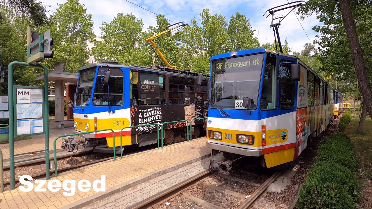 Tátra villamosozás Szegeden (4K) 2020