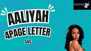 Aaliyah - 4 PAGE LETTER (Screwed$Chopped)