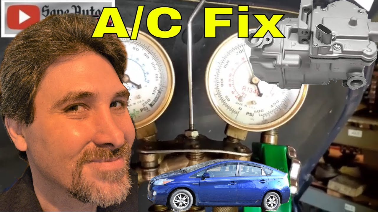 Install new Air Conditioning Compressor (Toyota Prius A/C compressor ...