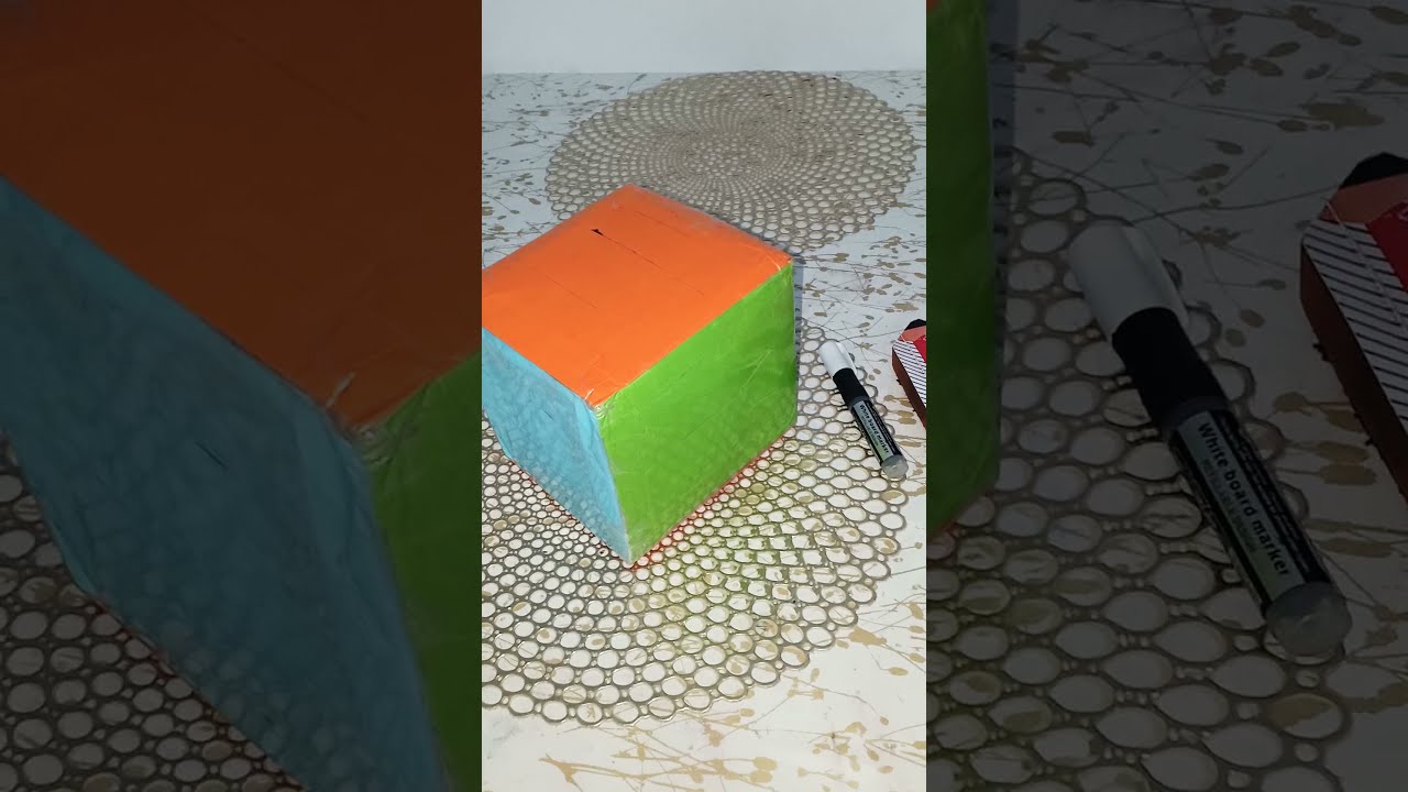 "الوسيلة التعليمية 9" مكعب تثبيت الحروف العربية