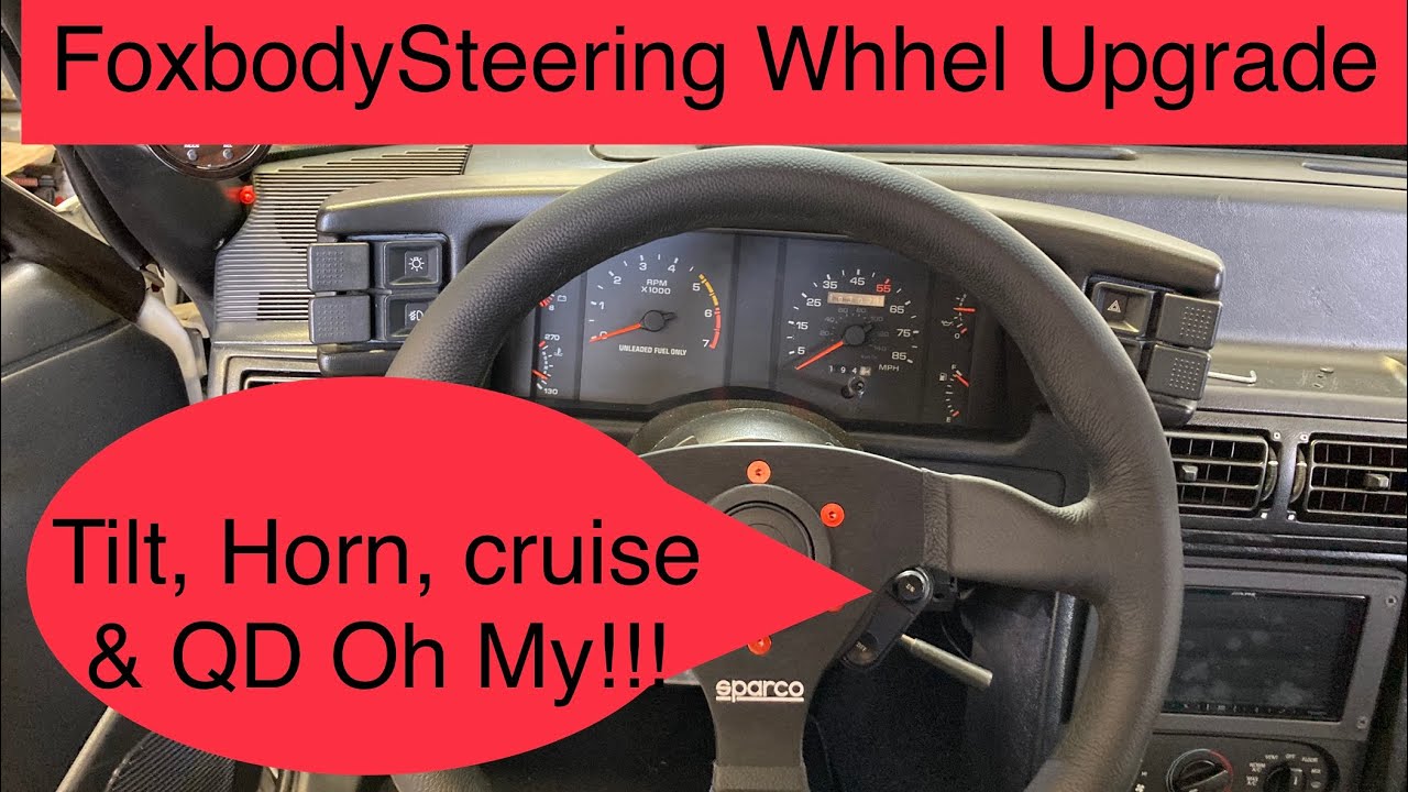 ‘87 Foxbody Steering Wheel Upgrade with (NRG & Kyostar Hub Review