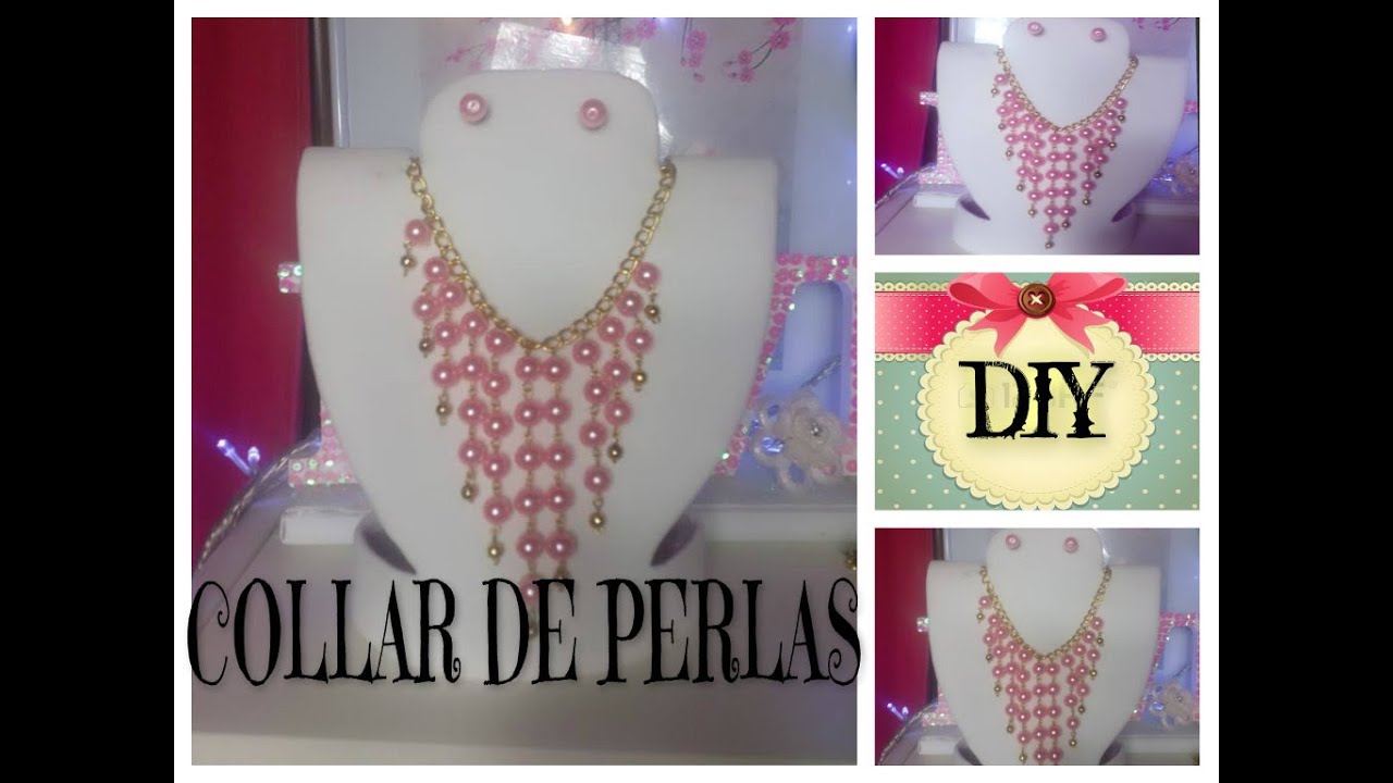 DIY COLLAR DE PERLAS FACIL