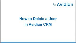 How to Delete a User