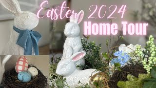 Easter Home Tour 2024- Easter Decor inspiration- Spring Home Tour Lots of Bunnies