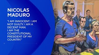 'I am not guilty' | Venezuelan President Nicolás Maduro appears in U.S. court