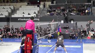 현대캐피탈 스카이워커스 Skywalkers 대한항공전 홍동선 선수 서브 경기 종료     Korea Pro Volleyball