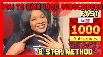 How to get your first 1000 Subscribers on YouTube in 2021 FAST