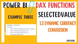 Dynamic Currency Conversion in Power BI Using SELECTEDVALUE | #powerbi #dax  #powerbitutorial