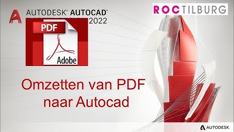 Omzetten van PDF tekening naar Autocad