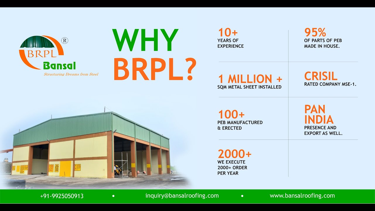 Roofing Products and PEB Manufacturer in Vadodara - Bansal Roofing