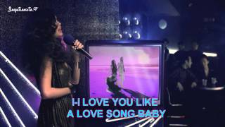 Love you like a love song- Selena Gomez- karaoke official- oficial instrumental- with vocals