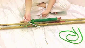 Cách buộc bó cây rất chắc - cách 2 | Kỹ năng thắt nút dây | Công ty Thiên Niên Kỷ