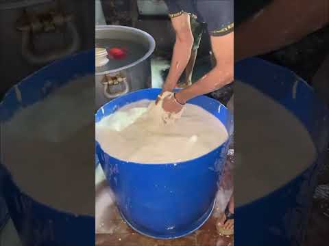 Soya chaap making