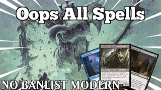 Grand Return of the Turn One Kill Combo! | Oops All Spells | No Banlist Modern | MTGO