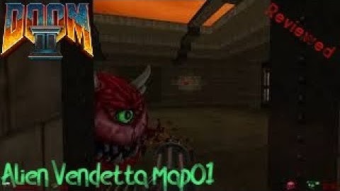 Review of Alien Vendetta Map01 - Doom2/Risen3D