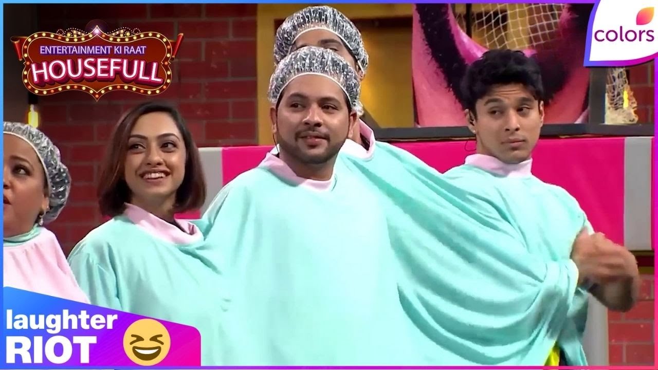 Entertainment Ki Raat Housefull | Watch: Sponge In Mouth Challenge Chaos | Colors TV