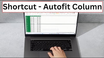 Shortcut Key to Autofit Column Width (Excel Shortcuts)