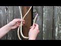 Two Half Hitch Knot And A Tautline Knot