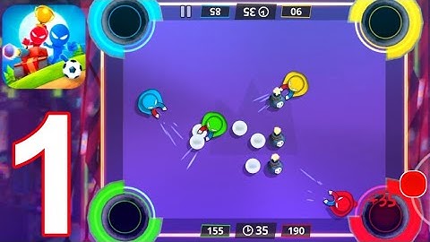 Stickman Party 2 3 4 - Gameplay Walkthrough Part 1 - Tutorial (Android, iOS)