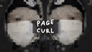 page curl tutorial || videostar