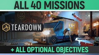 Teardown - All 40 Mission Solutions + All Optional Objectives & Explanation (Full Game) screenshot 5