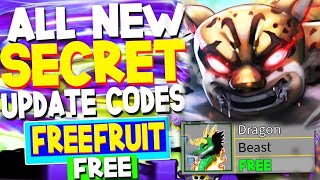 ALL NEW *SECRET* UPDATE 17.3 CODES in BLOX FRUITS CODES! (Blox Fruits Codes)  ROBLO 