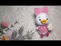 How To Crochet Amigurumi Duck بطة كروشيه أميجرومي لعبة تعليقه Crochet Amigurumi 