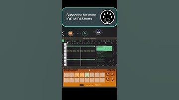 Synchronised Random Switching Drum Patterns | ATOM Piano Roll 2, MOZAIC | iOS Mobile Music