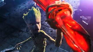 Making Stormbreaker - Groot Lifts Thor's Axe - Avengers Infinity War (2018) Movie CLIP 4K