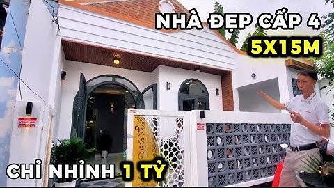 🎯1 Mẫu Nhà Cấp 4 Đẹp, Gần Ngã 3 Tân Kim - QL50 - Bình Chánh – Quận 8,  Nhà Mới Đẹp 5x15m, Nhỉnh 1 Tỷ