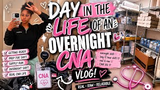  Day In The Life of an Overnight CNA | 12 Hour Night Shift Vlog 🌙🩺